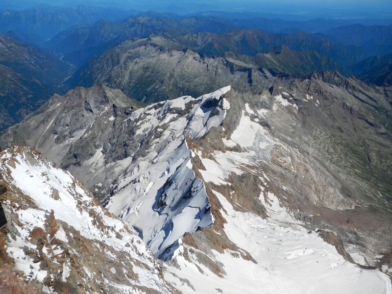 cresta signl dalla capanna gnifetti