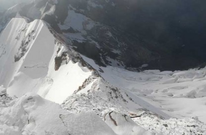 Cresta Signal al Monte Rosa (Punta Gnifetti) -  A lezione di misto con la guida alpina Paolo Paglino