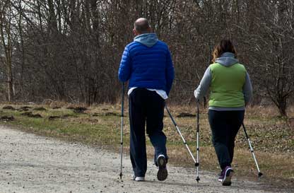 Nordic walking ...a lezione nel Parco