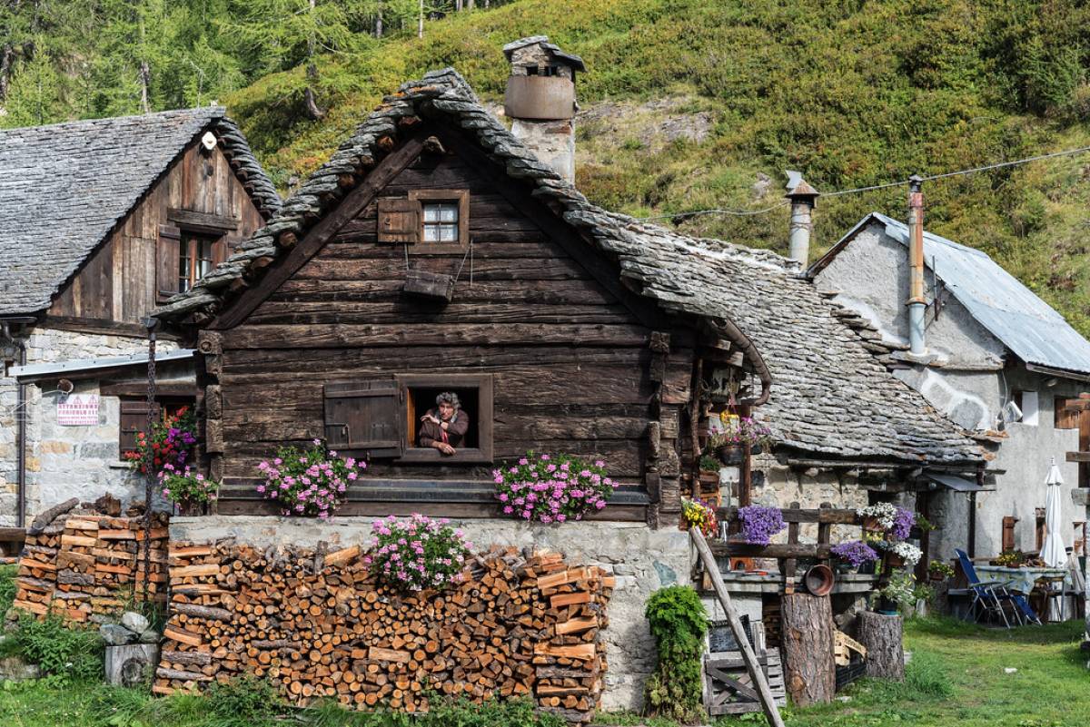 Baita tradizionale - Crampiolo Alpe Devero