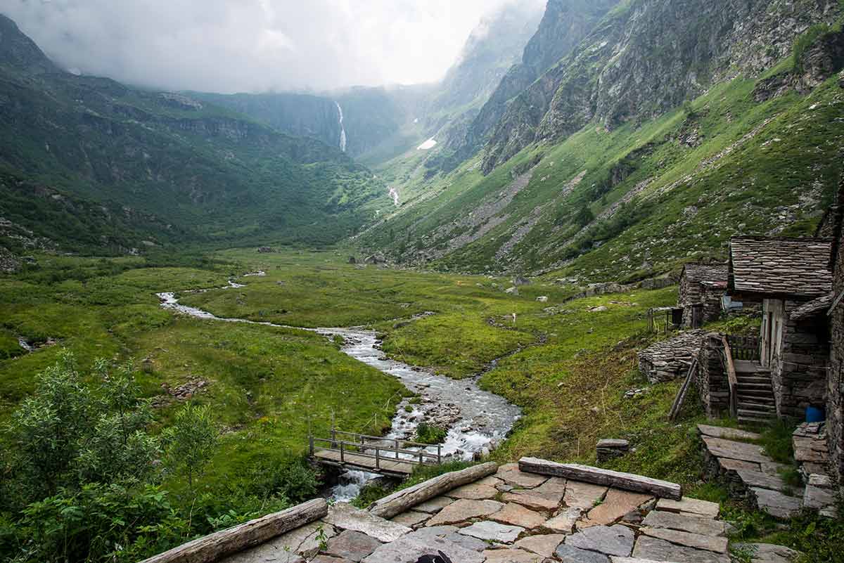 Inizio del Vallone del Bors