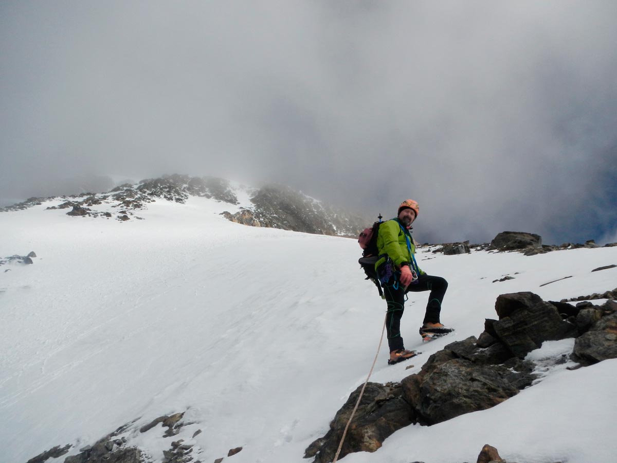 Parte superiore verso la punta