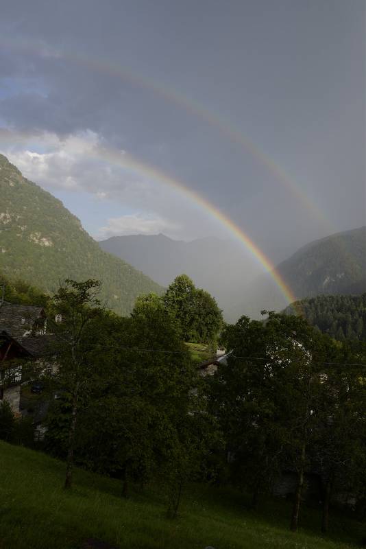 doppio arcobaleno a Dughera