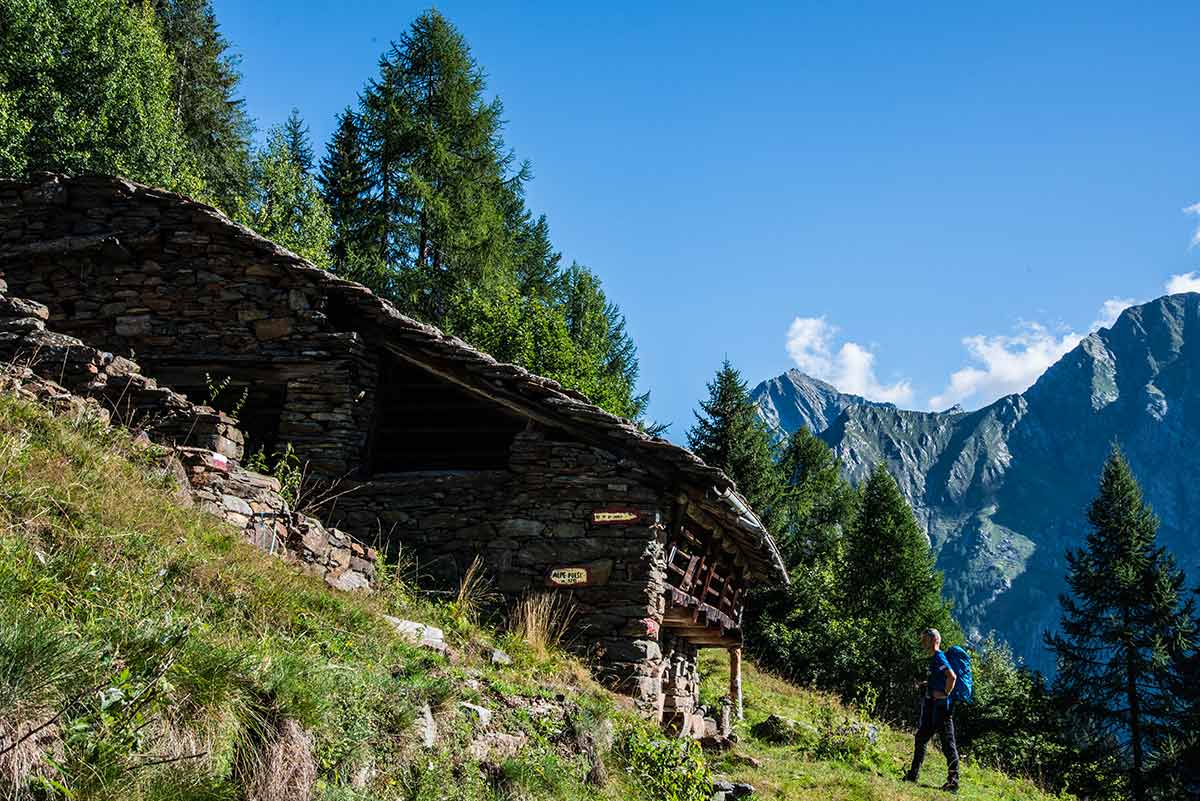 Alpe Poese in Val Vogna - cima mutta