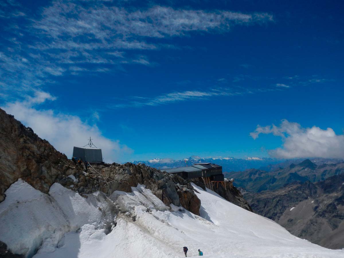 Ghiacciaio vicino al rifugio Gnifetti